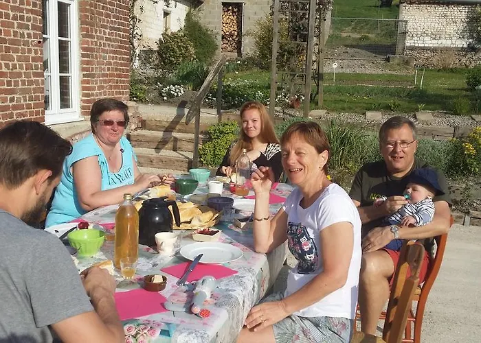 فندق مبيت وإفطار Ferme De Sainte Austreberthe Marenla
